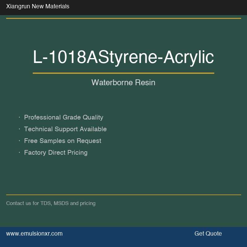 L-1018AStyrene-Acrylic Emulsion