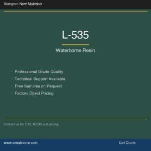 Waterborne Polyurethane L-535 Waterborne Polyurethane L-535
