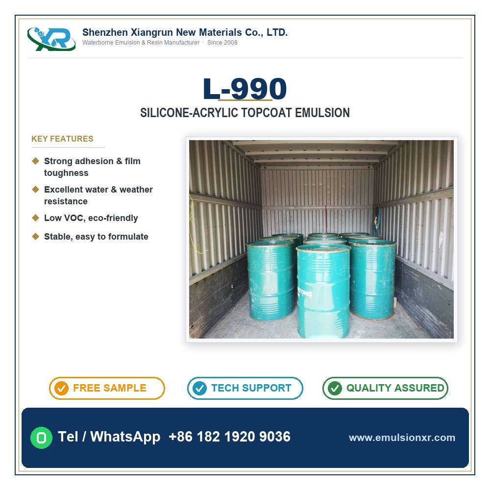 L-990 Silicone-Acrylic Topcoat Emulsion