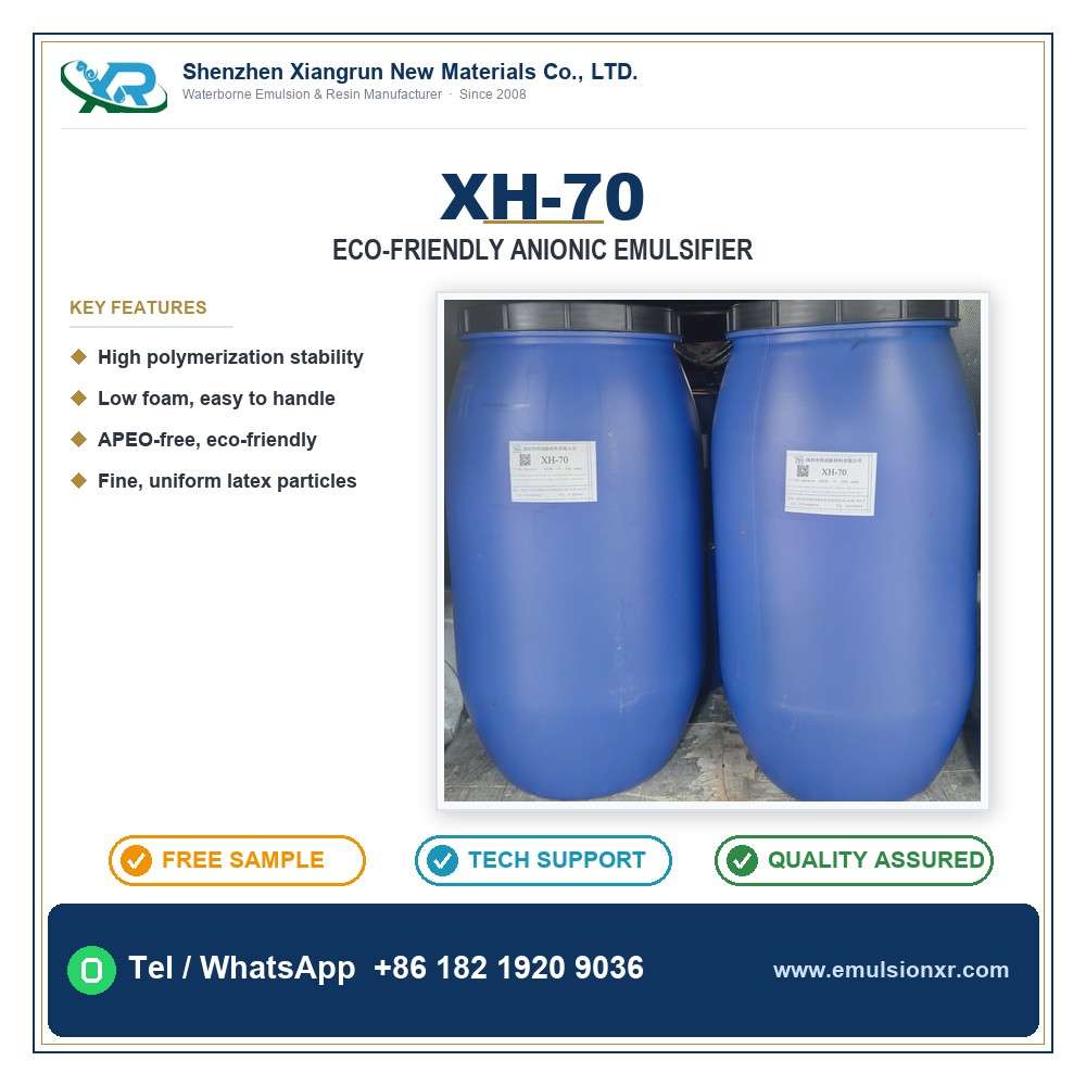 XH-70 Eco-friendly Anionic Emulsifier