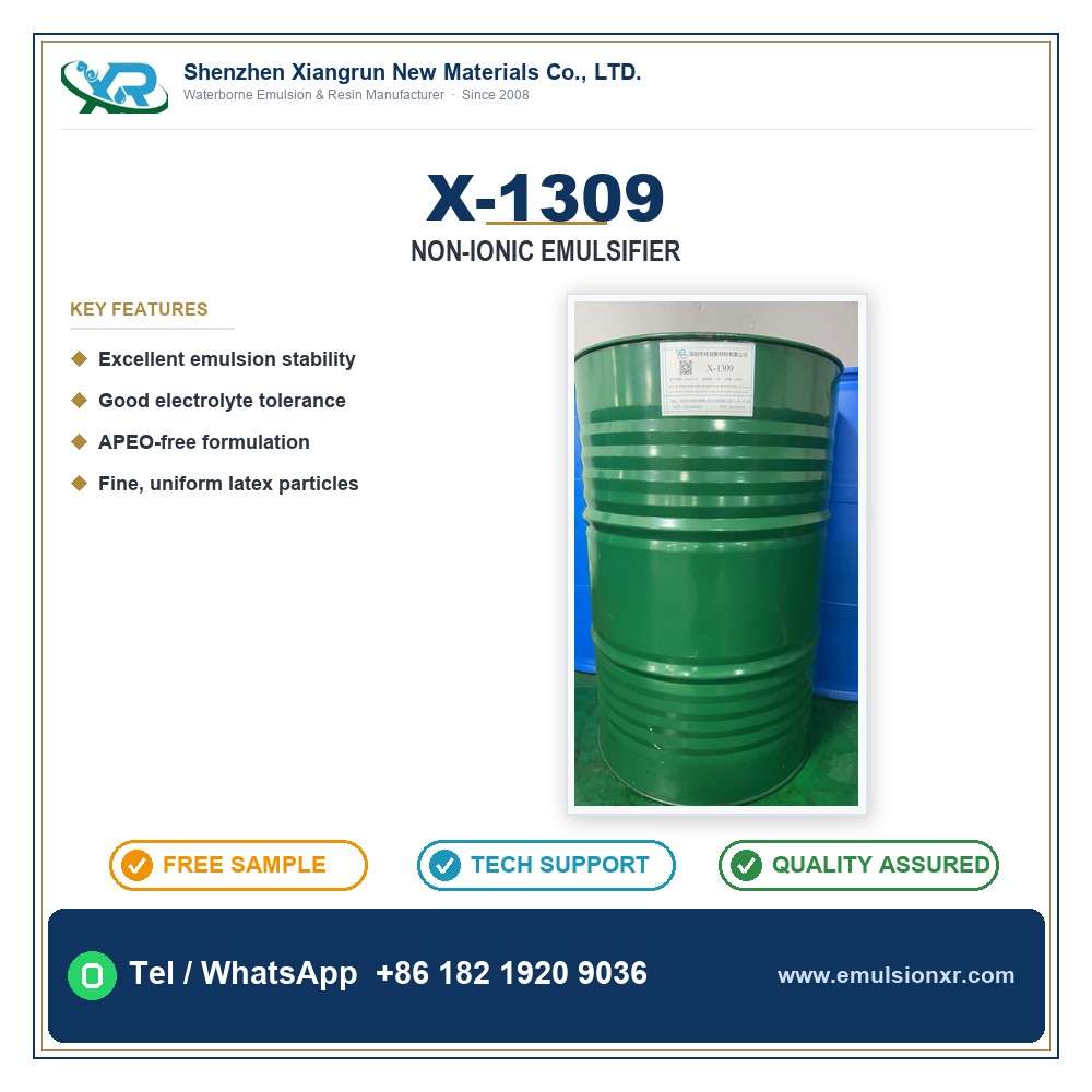 X-1309 Isomeric Alcohol Ethoxylate (Non-ionic Emulsifier)