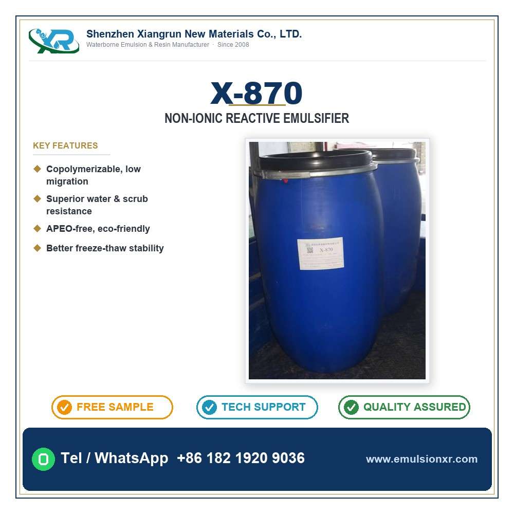 X-870 Non-ionic Reactive Emulsifier